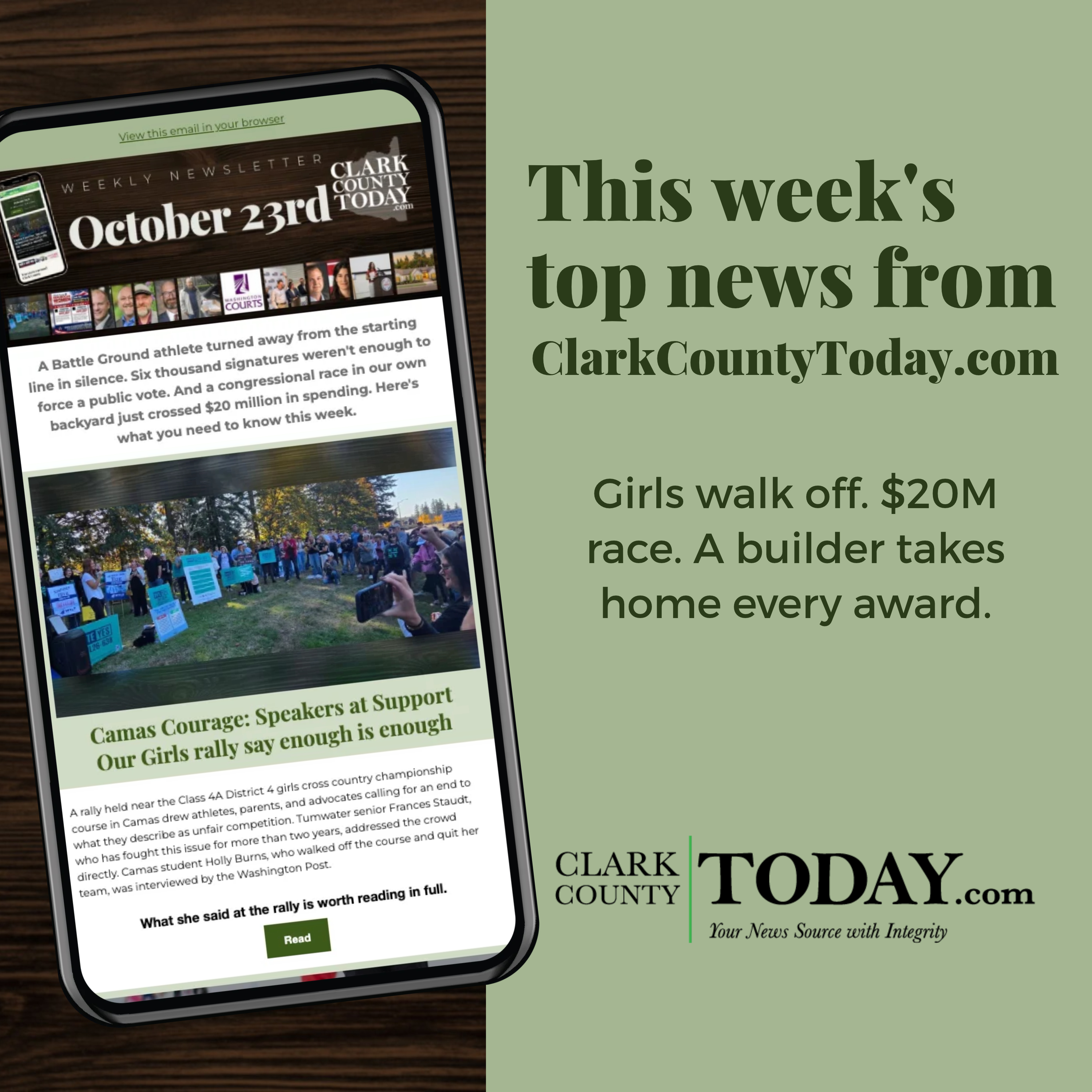 Audio artwork for “Clark County Weekly: Sports Protests, Politics, and More”